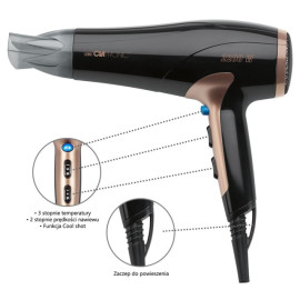 Suszarka do włosów 2200W Clatronic HT 3661